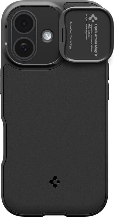 Actual product image Spigen - Optik Armor MagSafe - iPhone 17 - Black (Apple iPhone 17)