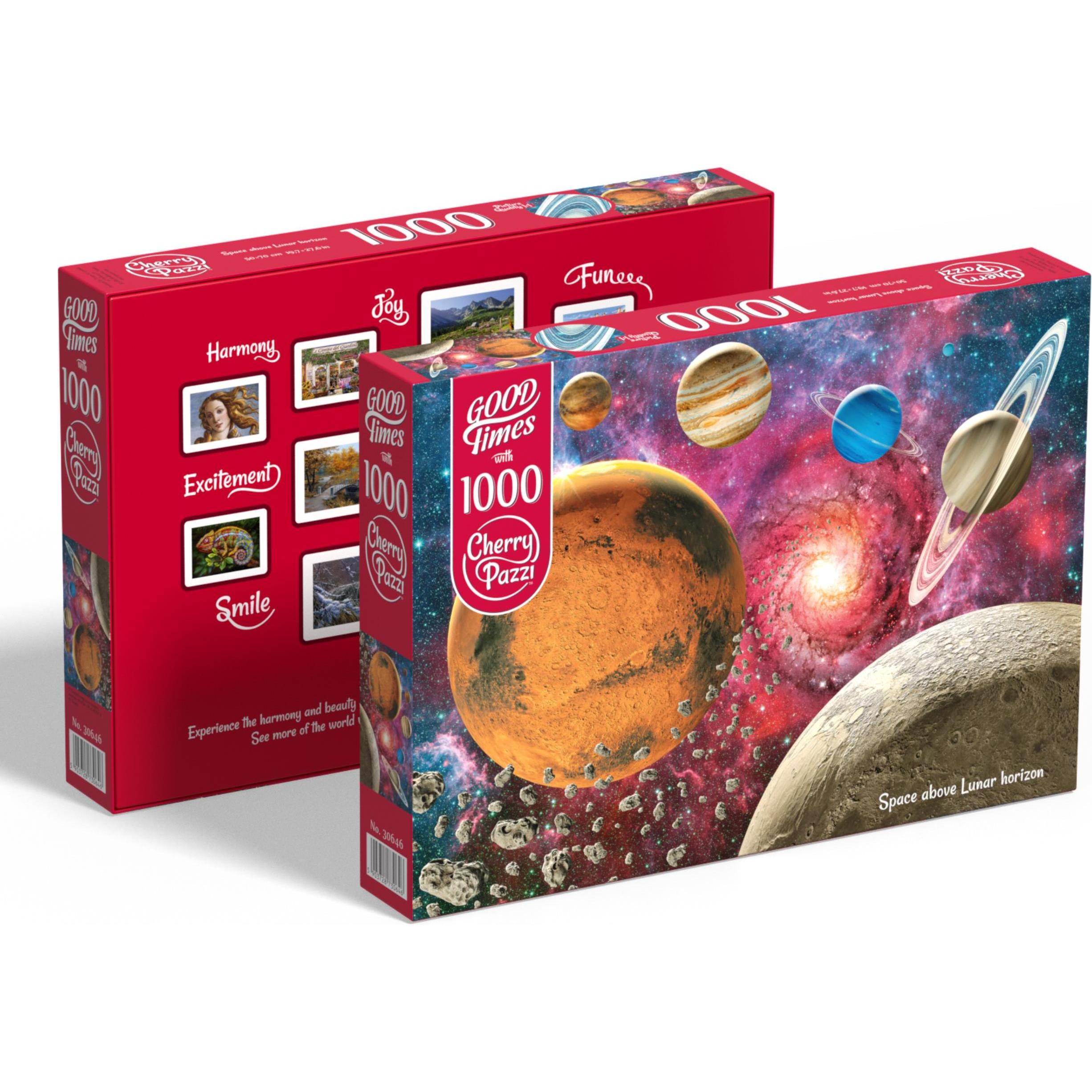 Thumbnail - Cherry Pazzi Puzzle Universum über dem Mondhorizont 1000 Teile (1000 Teile)
