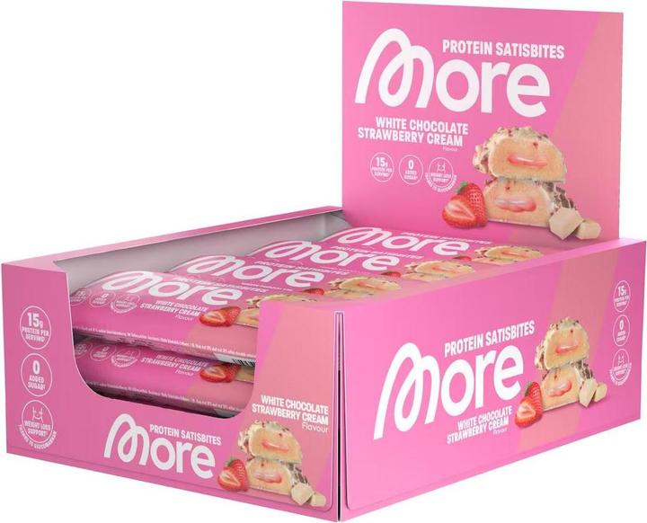 More Nutrition Protein Satisbites (600 g, 12 Stk.)