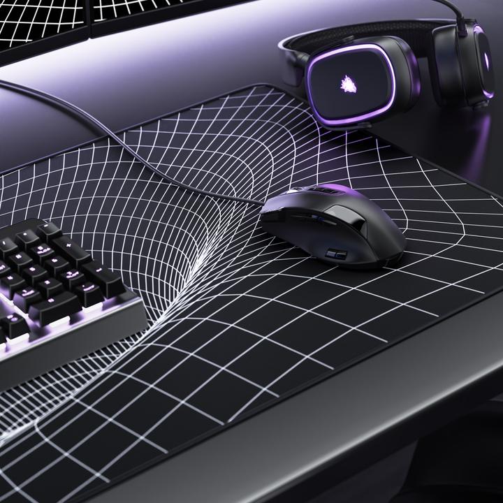 Actual product image Titanwolf Gaming Mouse Pad, 900 x 400mm XXL Speed Gaming Mouse Mat, Mousepad Extra Large Surface, Wormhole (XXL)