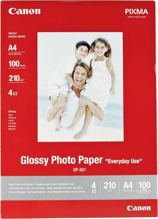 Actual product image Canon GP-501 Glossy Photo (200 g/m², A4, 100 x)
