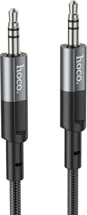 Actual product image Hoco 3.5mm to 3.5mm Audio Kabel UPA23, 1m, Grau (1 m, AUX cable)
