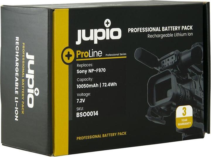 Produktbild Jupio ProLine NP-F970 LCD 10050mAh (Kamera Akku)