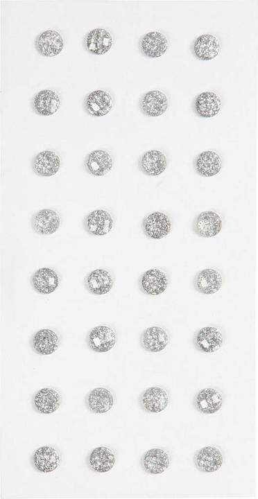 Actual product image Creativ Company Rhinestones silver, 32pcs.