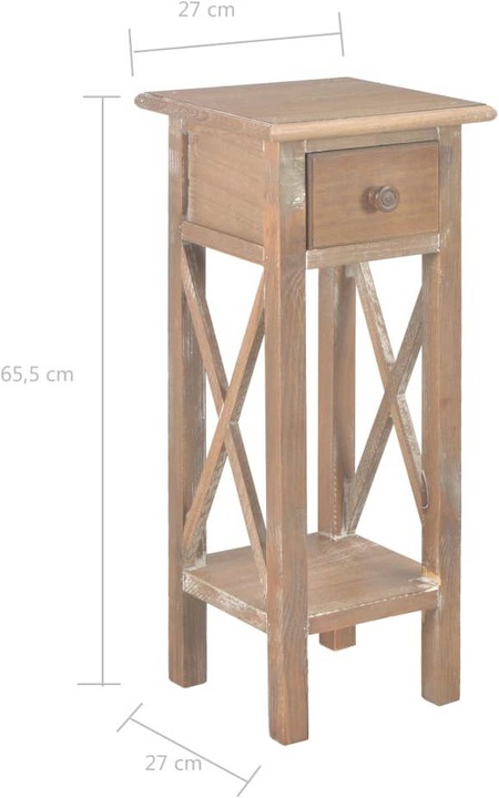 Actual product image VidaXL Telephone table (27 x 27 x 65.5 cm)