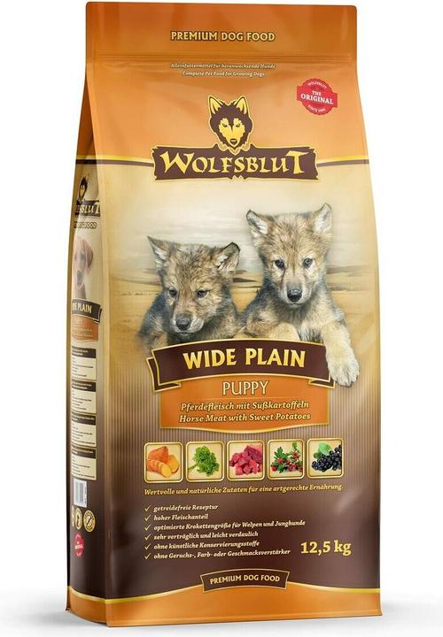 Wolfsblut Dry food Dog Wide Plain Puppy, 12.5 kg (Puppy + kitten, 1 pcs., 12500 g)