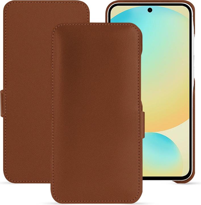 Actual product image Noreve Horizontal leather flap shell (Samsung Galaxy S24 FE)
