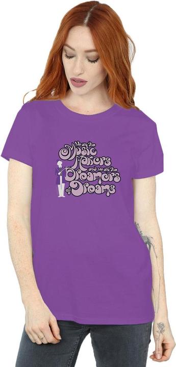 Immagine prodotto Willy Wonka & the Chocolate Factory Dreamers Text Maglietta Ampia Donna (L)