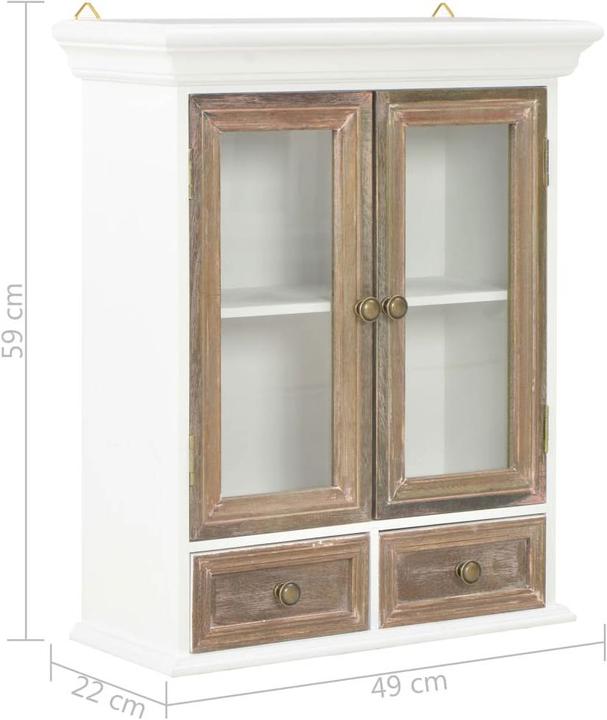 Produktbild vidaXL Wandschrank (49 x 22 x 59 cm)
