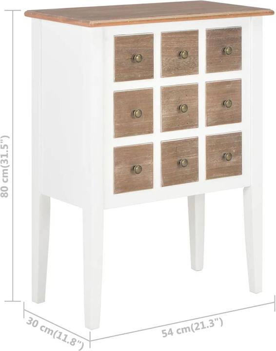 Produktbild vidaXL Mathias (54 x 30 x 80 cm)