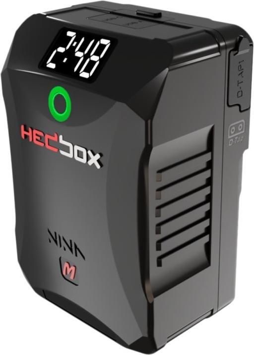 Immagine prodotto Hedbox - Supporto di bloccaggio Cine V (alluminio ad alta resistenza) - 98Wh / 6600mAh- 10A / 90W Max (Caricabatterie per fotocamere)
