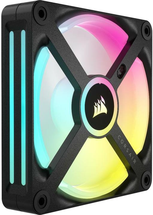 Actual product image Corsair iCUE LINK QX120 RGB 120 mm PWM fan (black, expansion kit) (120 mm, 1x)