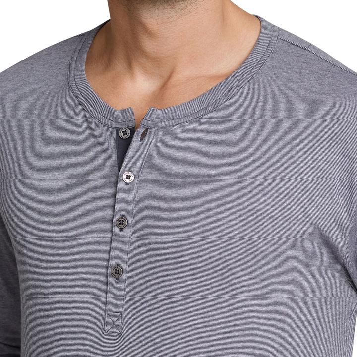 Produktbild Schiesser langer Herren Pyjama / Schlafanzug mit Knopfleiste (60)