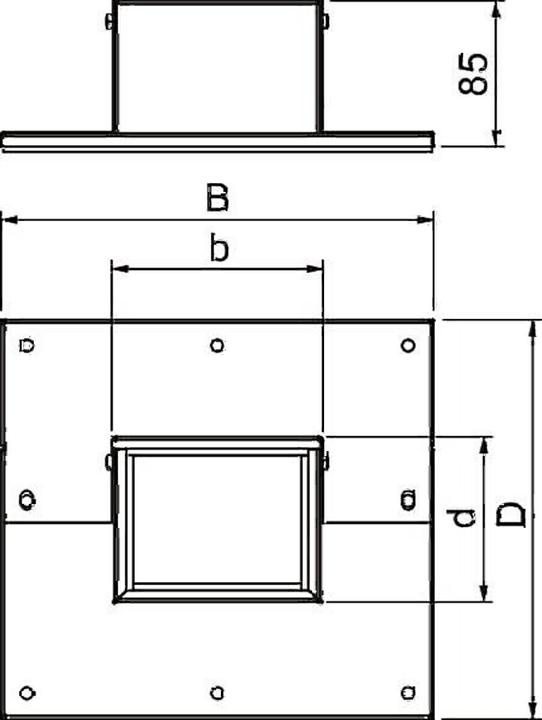 Actual product image OBO Bettermann Wall connection collar