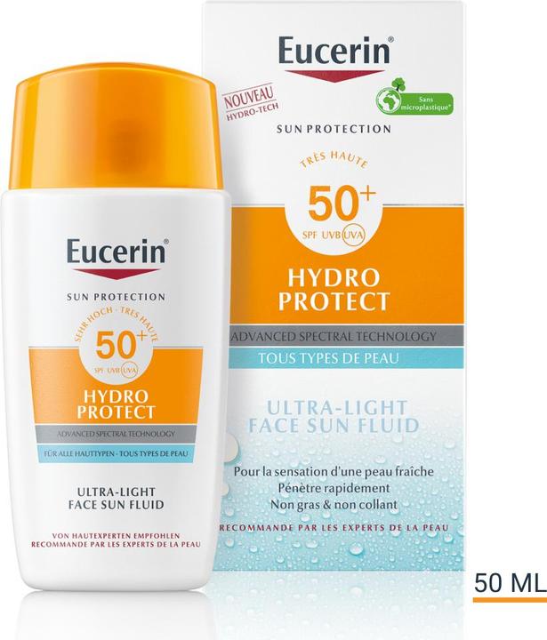 Produktbild Eucerin Hydro Protect (Sonnencreme Gesicht, SPF 50+, 50 ml)