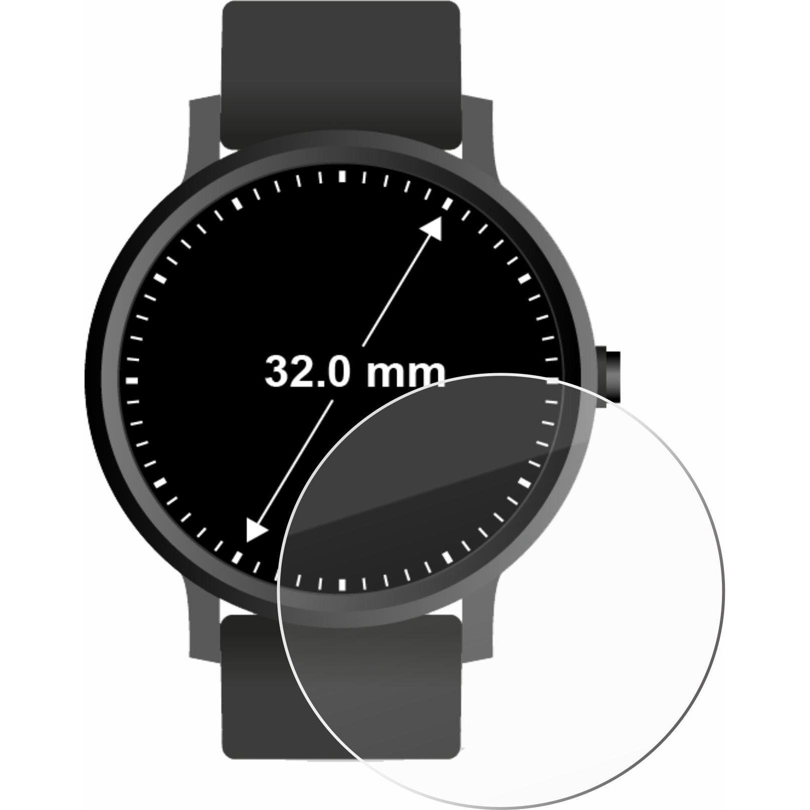 Thumbnail - Savvies Panzerglas Hartglas Displayschutz, Smartwatch Schutzfolie, Transparent