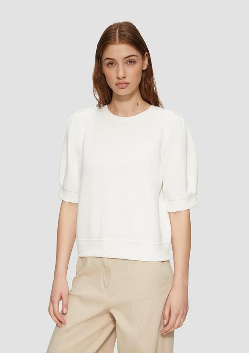 Image du produit S.Oliver Sweatshirt Scuba-Sweatshirt mit Faltendetails (40)