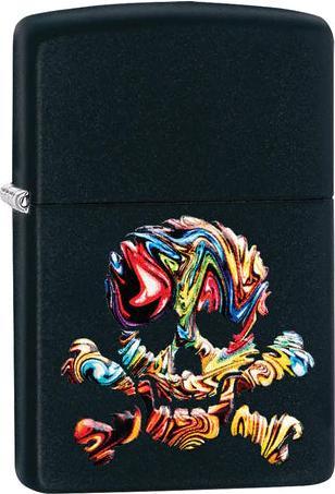 Actual product image Zippo Color Skull