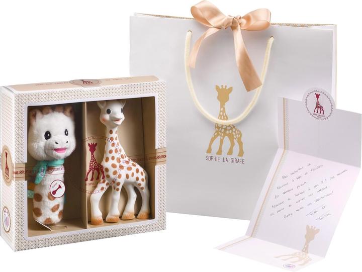 Sophie la girafe Geschenkset Spielfigur und Rassel