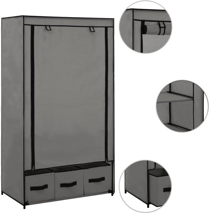 Actual product image vidaXL Matonor (87 x 49 x 159 cm)