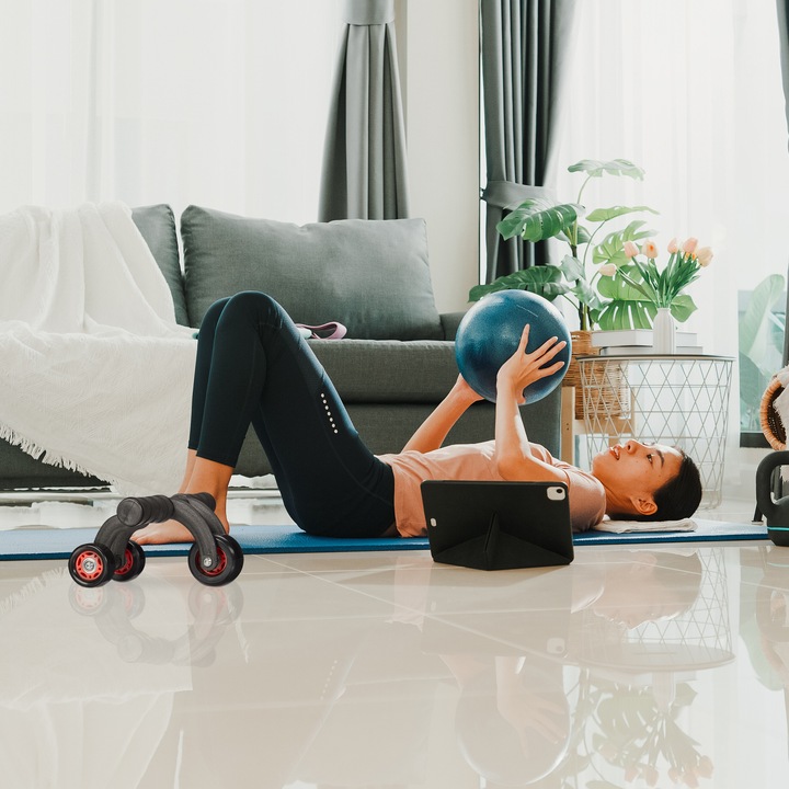 Immagine prodotto Relaxdays Ruota addominali