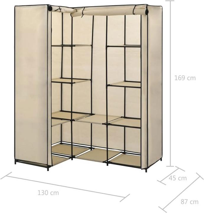Actual product image vidaXL Jayce (87 x 87 x 169 cm)