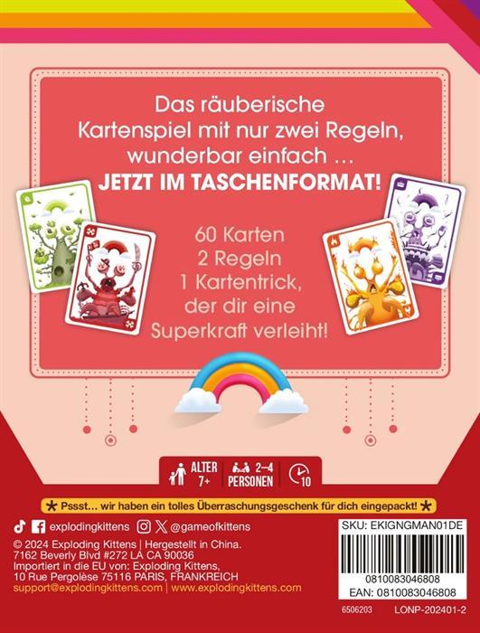 Actual product image Exploding Kittens EXKD0046 - Mantis: Grab & Game (German)