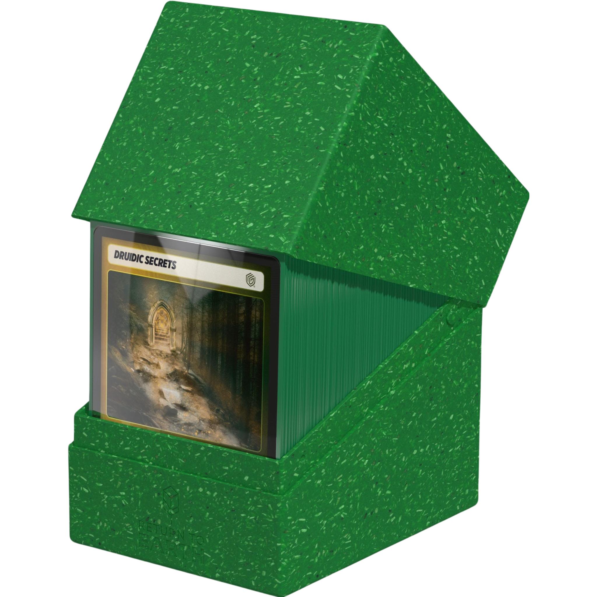 Thumbnail - Ultimate Guard Return To Earth Boulder Deck Case 133+ taille standard Vert