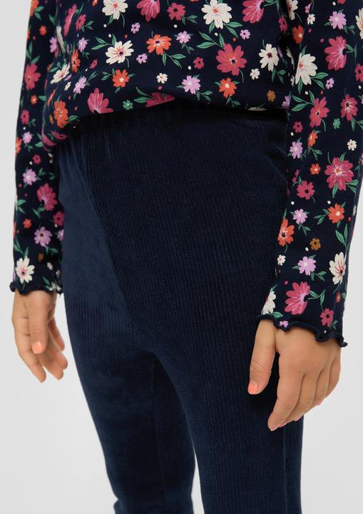 Produktbild s.Oliver Leggins Samtleggings mit Flared Leg (116)
