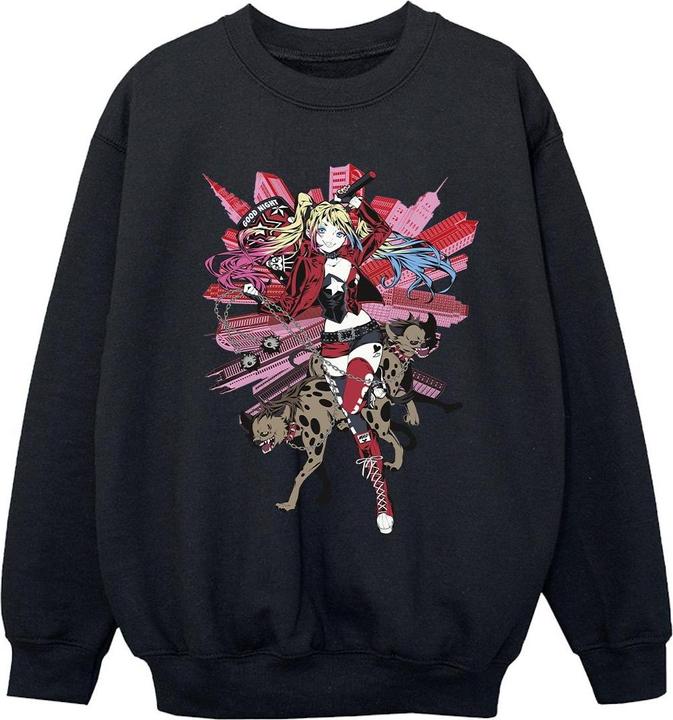Produktbild Harley Quinn Hyenas Sweatshirt Mädchen (140, 146)