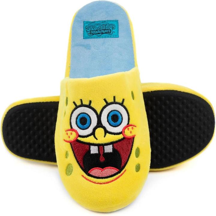 Actual product image Spongebob Squarepants Unisex Adult Contrast Slippers (44.5)