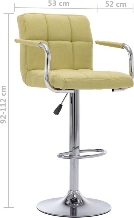 Actual product image vidaXL Barhocker