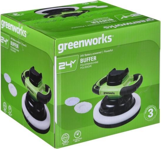 Greenworks 24V Polerka G24BU10 - 3502107 (Exzenterpolierer)