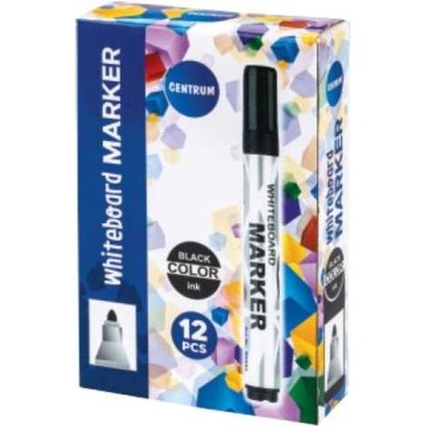 Centrum, Evidenziatori, Whiteboardmarker sort 2-5 mm. SORT (12 x)