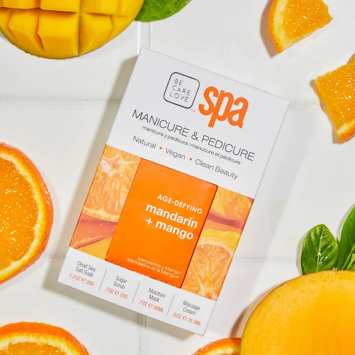 Produktbild Bcl Spa Age Defying Mandarin + Mango 4 Step System (Fussbad, Fussmaske, 20 ml)