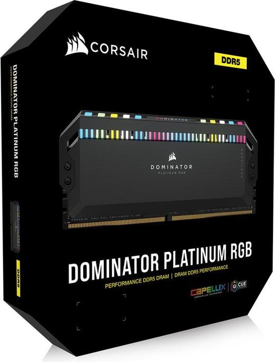 Produktbild Corsair Dominator Platinum RGB (4 x 16GB, 6200 MHz, DDR5-RAM, DIMM)