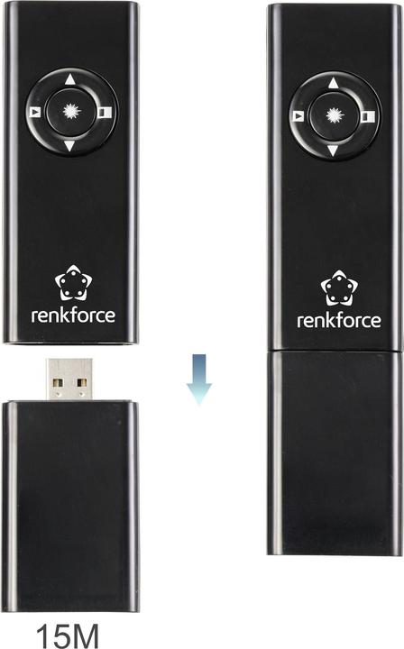Produktbild Renkforce RF-PLP-200 Kabellos Presenter inkl. Laserpointer