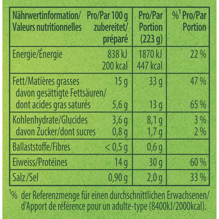 Valeurs nutritives et ingrédients Knorr Mix pour Ragoût sachet 3 portions (49 g)