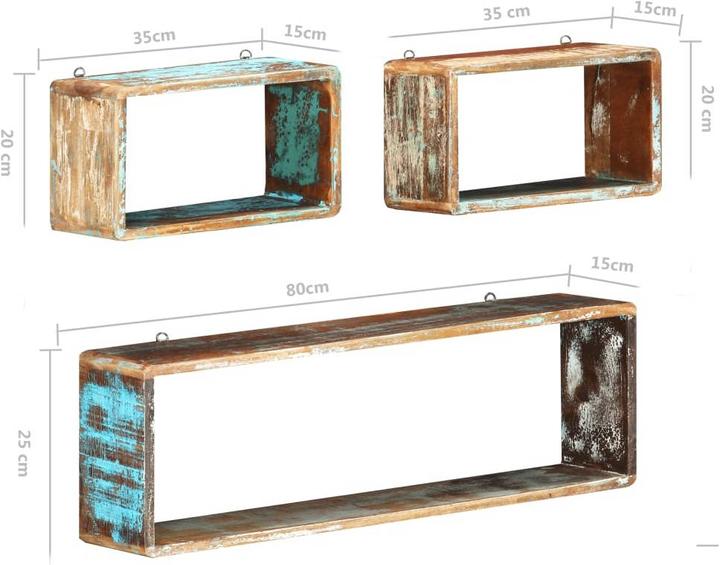 Immagine prodotto vidaXL Wandregal (80 x 15 x 25 cm)