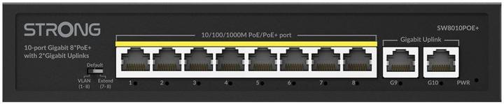 Produktbild Strong Switch 8 Porte Gibabit POE+ (SW8010POEP) (10 Ports)