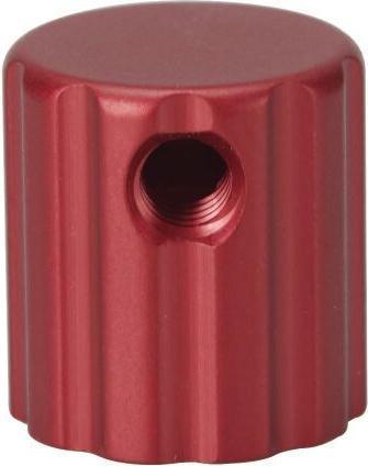 Actual product image Fox Knob: Rebound Adjust, Extruded, Red, Grip