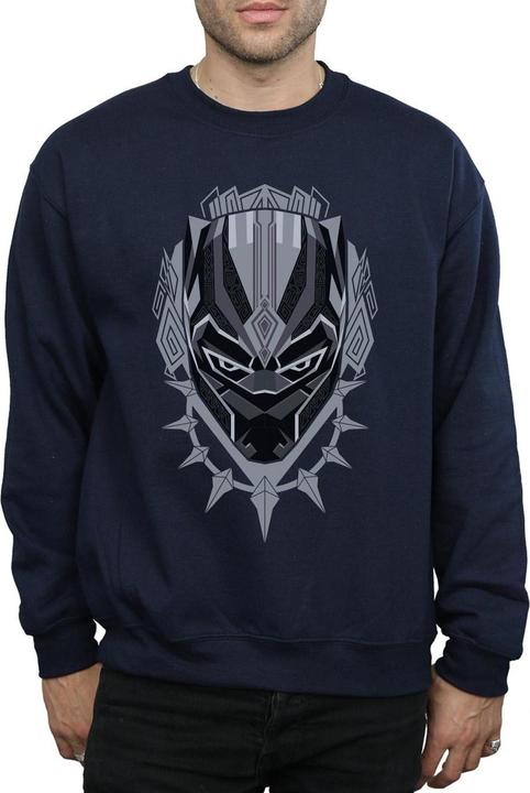 Immagine prodotto Felpa in cotone con testa di pantera nera (XL)