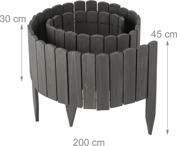 Immagine prodotto Relaxdays Bordo per aiuola (45 cm)