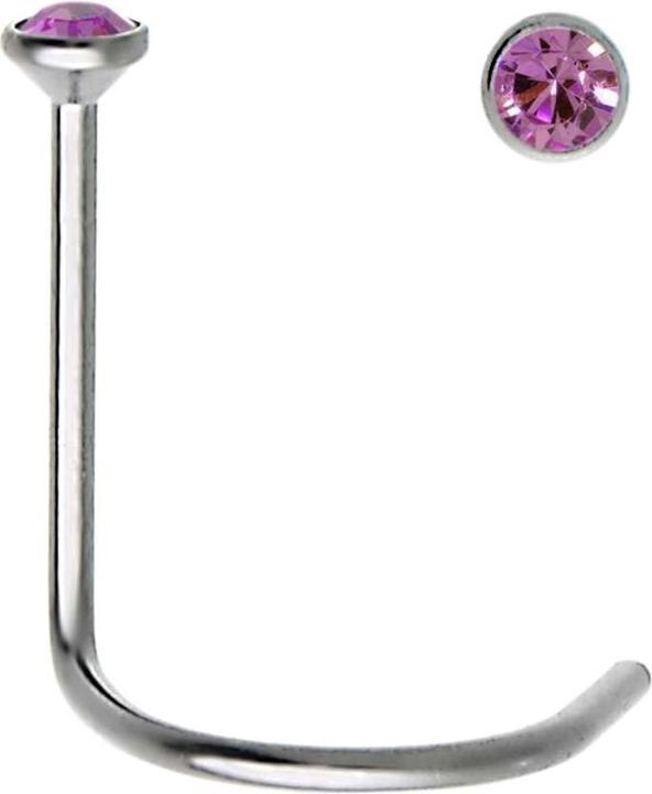 Image du produit Bijouteria Piercing nez (Acier inoxydable, Cristallin)