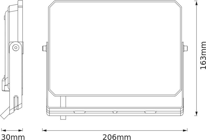 Actual product image Osram LED-Fluter, 50W, 4500lm, 3000K, 105°, IP65, warmweiss (4500 lm, IP65)
