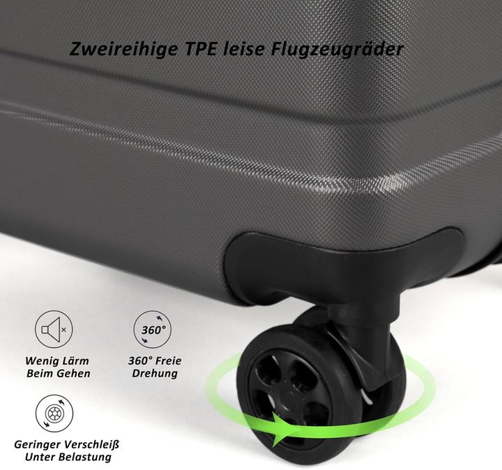 Produktbild Tan.Tomi Hartschalenkoffer mit 4 Rollen und Passwortsperre (65 l)