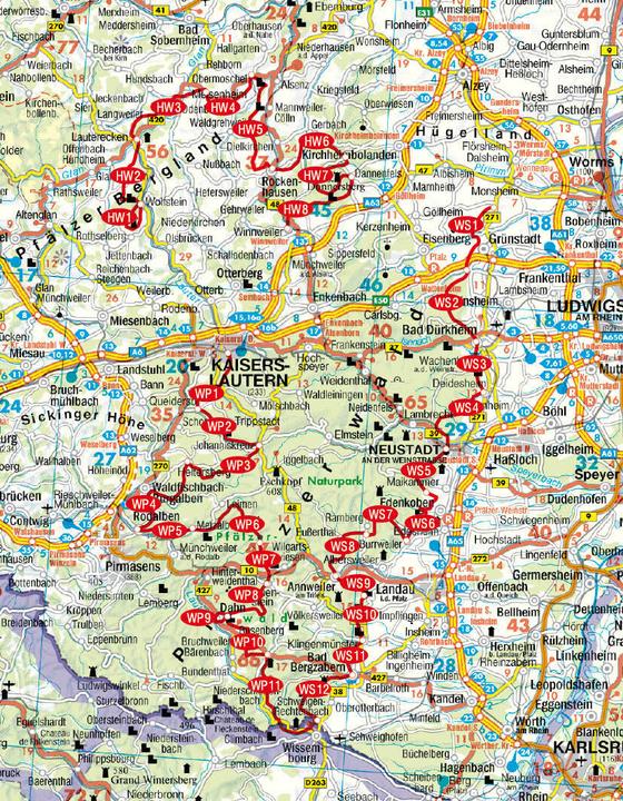 Nährwerte und Zutaten Pfälzer Weinsteig (Deutsch, Jürgen Plogmann, 2022)