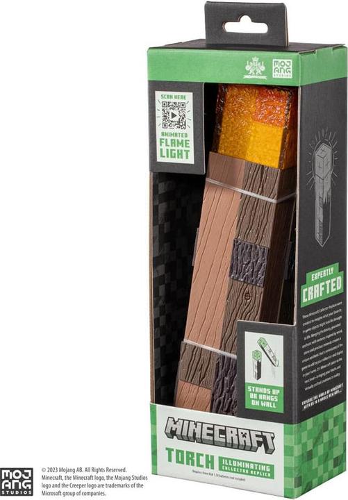 Produktbild Noble Collection Dekoleuchte Minecraft Illuminating Torch (28 cm)