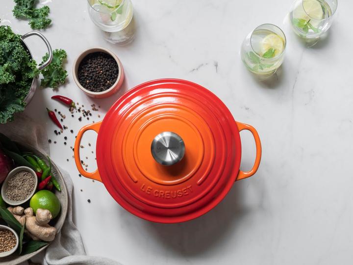 Image du produit Le Creuset Rôtissoire Signature (22 cm, Cocotte + faitout, Fonte)