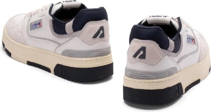 Produktbild Autry sneakers clc low in suede and nubuk white and blue (41)